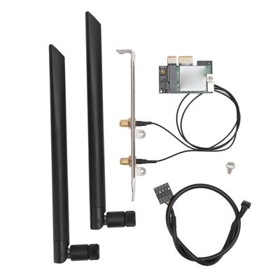 5G Netzwerkkarte 2.4G 5G 867Mbps Dualband PCIEx1 Schnittstelle BT4.0 Plug and Play PCIe WiFi Adapter