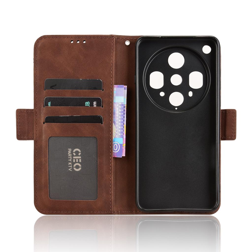 For Oppo Find X8 Ultra 5G Leather Case Phone Wallet Cover with Multiple Card Slots