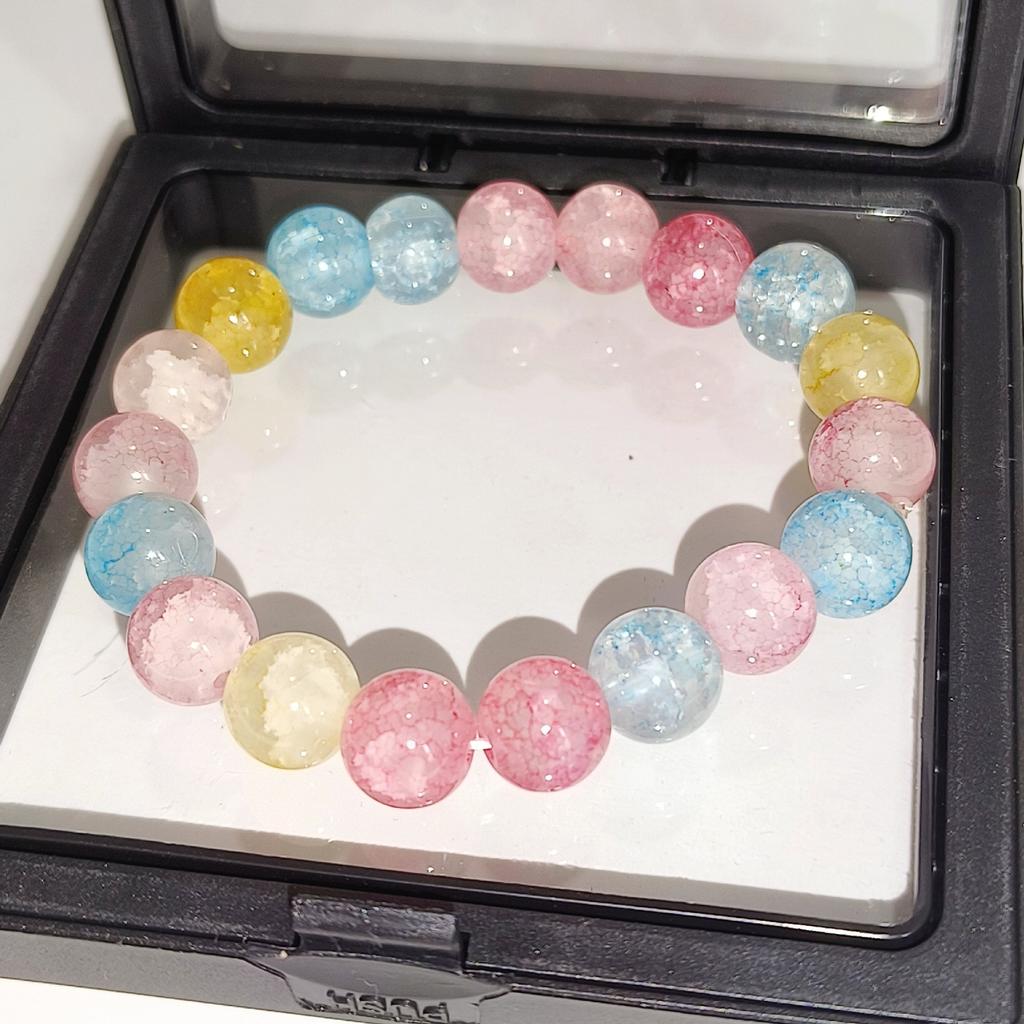 New Chinese Ceramic Beaded Bracelet Femininity Sweet And Cute Girl Bracelet Niche Versatile National Style Jewelry