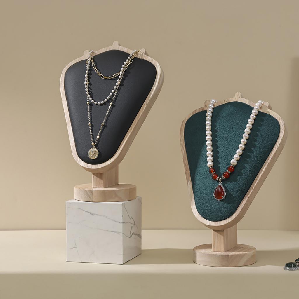 Necklace Display Stand Organizers Multifunctional Wood Necklace Display Stand For Jewelry Storage And Organization