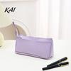 Solid Color Stationery Bag for Teens Pencil Case with Zipper And Handle, Durable Oxford Large Capacity Storage Rulers Organizer, Portable Lightweight