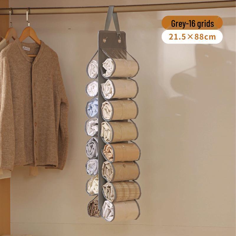 Multifunctional Foldable Hanging Storage Bag for Clothes & Sundries