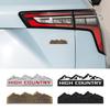 Applicable to Chevrolet, Jeep, Dodge, and Ford: High Country Car Emblem Tail Sticker