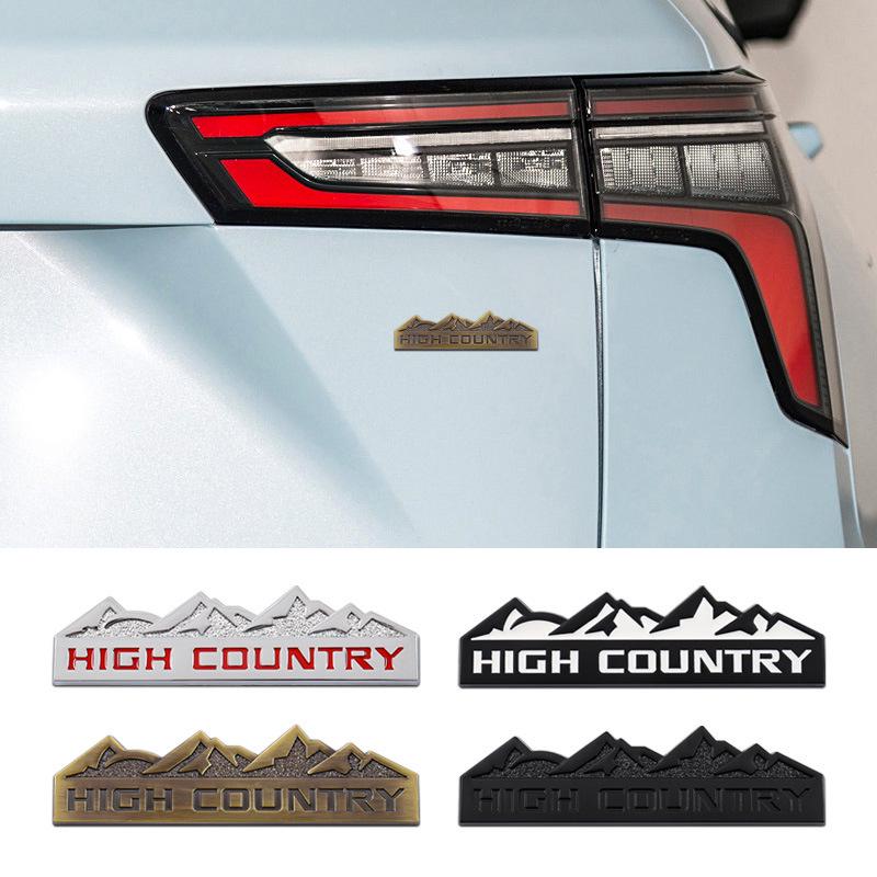 Applicable to Chevrolet, Jeep, Dodge, and Ford: High Country Car Emblem Tail Sticker