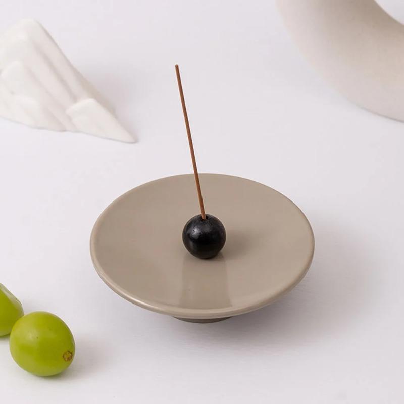 1PC Incense Burner Stick Holder Line Incense Plate Sandalwood Coil Base Temples Yoga Studios Home Decoration