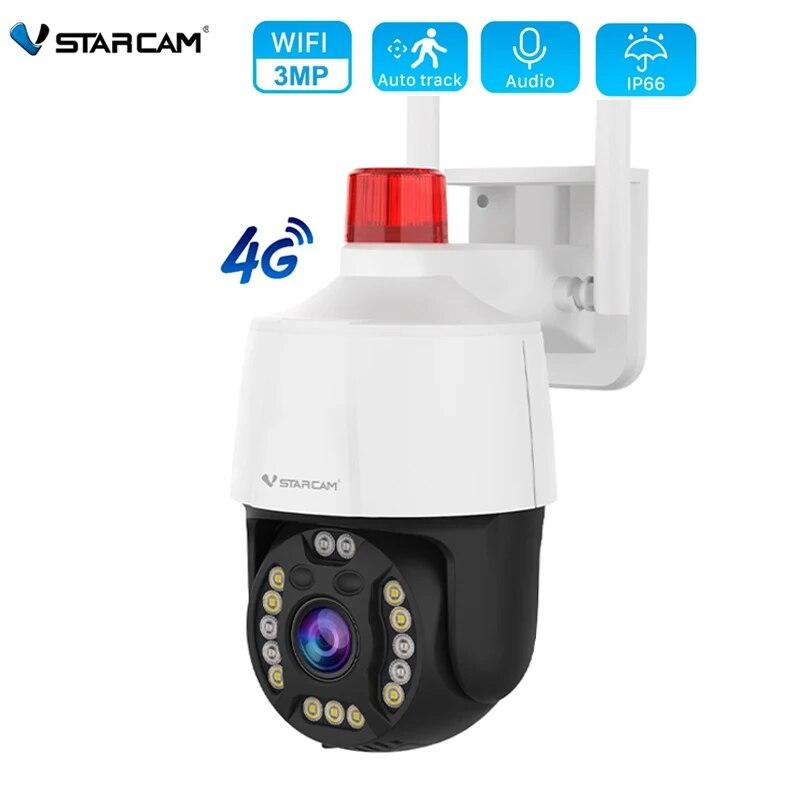

Vstarcam EU 3MP уличная 4G/WIFI камера безопасности 3MP полноцветная камера ночного видения с обнаружением движения двусторонняя аудио-видео камера наблюдения