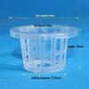 Blue Hydroponic Vegetable Planting Basket with Root Holder - No. 45 35 Soilless Cultivation Cup