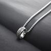 Brand All-Match Ring Necklace Dual-Use Men'S Pendant Simple Women'S Hip-Hop Personality Titanium Steel Accessories