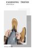 2026 Spring/Autumn Retro Versatile Men's Leather Lace-up Work Boots - British Style Casual Martin Boots