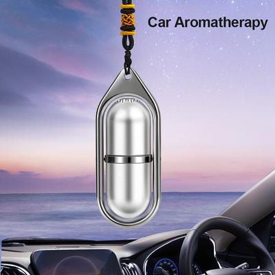 Colgante de Perfume para coche, botella de cápsula vacía para difusor de aceites esenciales, adornos de fragancia, ambientador