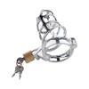 Penis Chastity Device Polishing Meticulous Workmanship Stainless Steel Male Chastity Device Belt for Sex