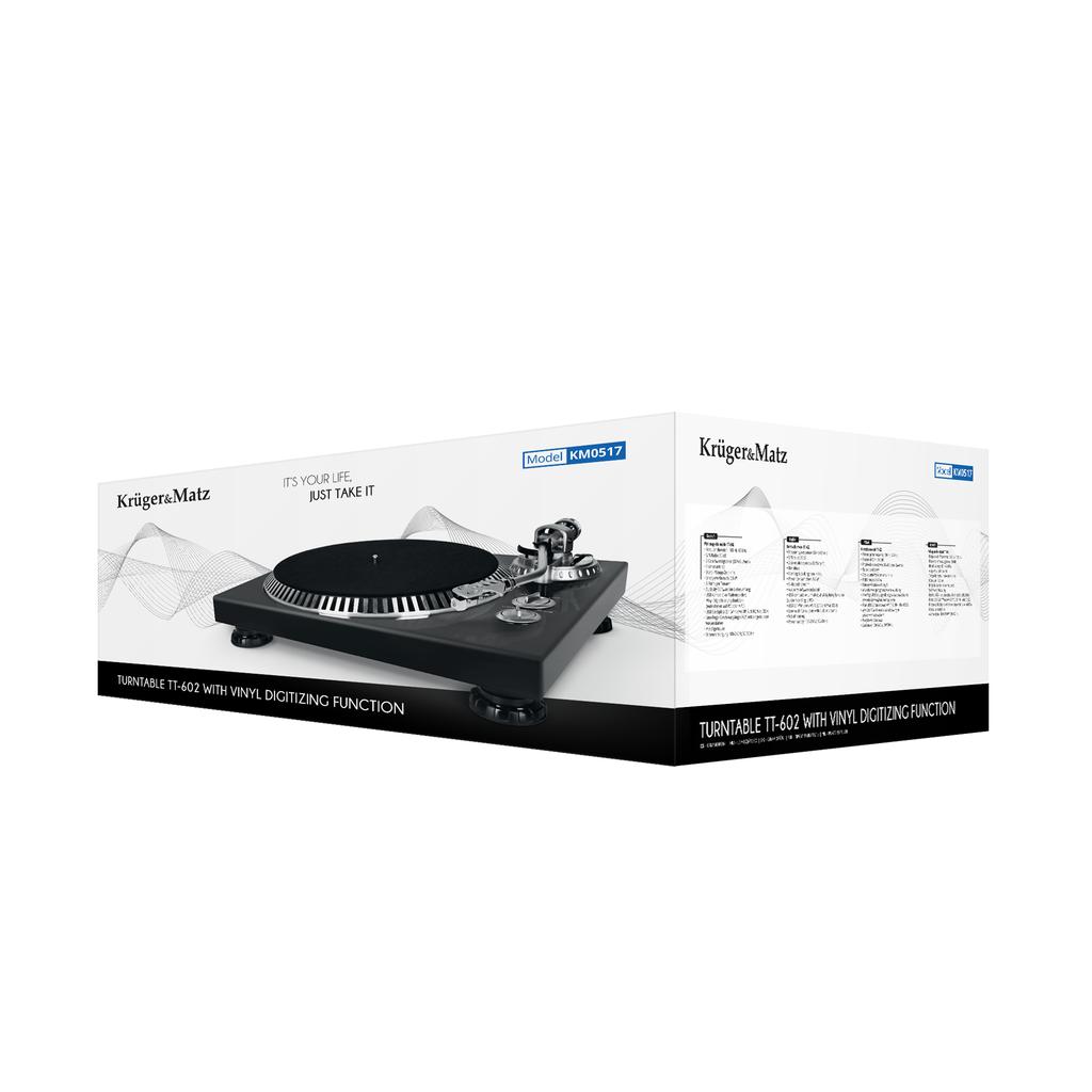 Gramofon Kruger&Matz, Nagrywanie przez USB, Igła RCA