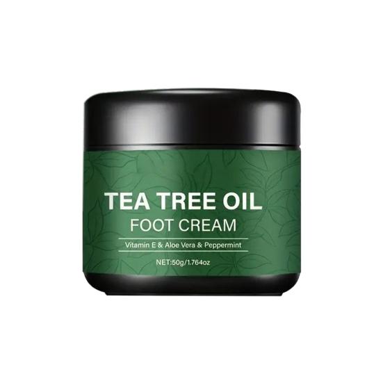 

Foot Cream with Tea Tree Oil Fast Absorbing Non-Greasy Foot Moisturizer for Dry Rough Heels And Feet Soften Calluses Hydrate And Renew Daily Foot Care 1pc
