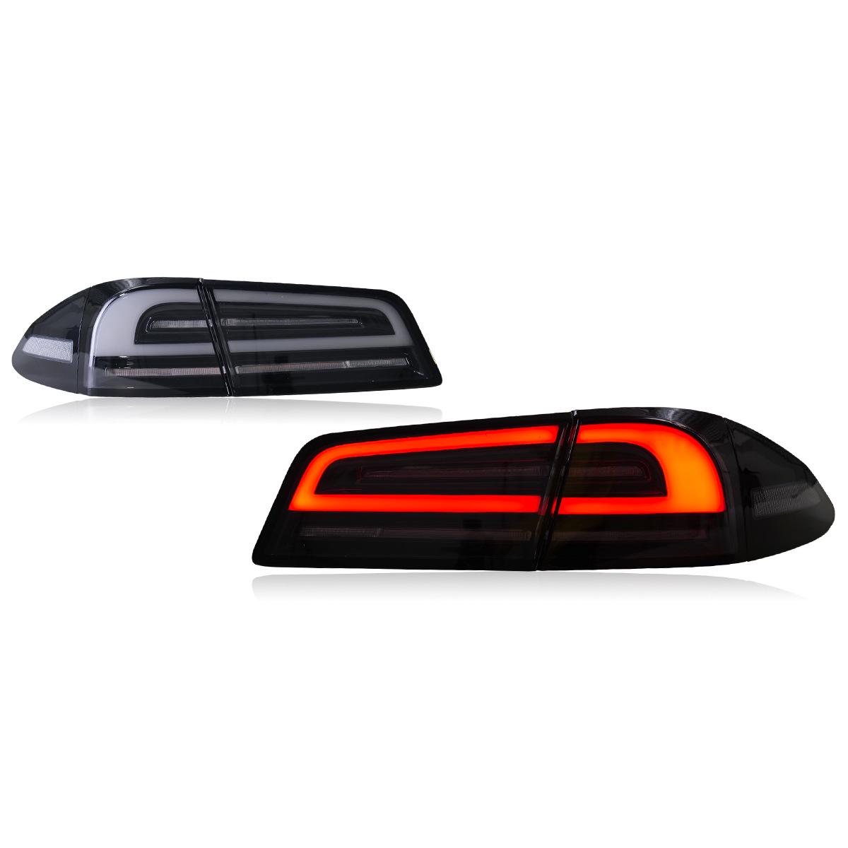 

23-26 Tesla Model S Rear LED Tail Light with Venom White Base & Flowing Turn Signal