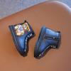 Children's Snow Cotton 2025 Winter Explosion Cute Bear Baby Girl Winter Cotton Boots Velvet Warm Boy Boots