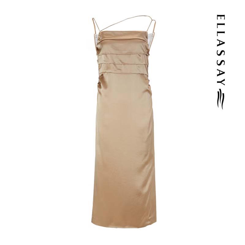 ELLASSAY Elegant Strappy Mid-Length Dress
