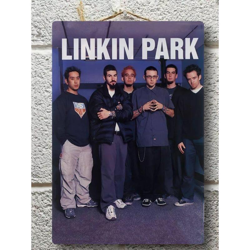 Металлическая табличка Linkin Park, Винтажный постер группы, Настенное искусство 30