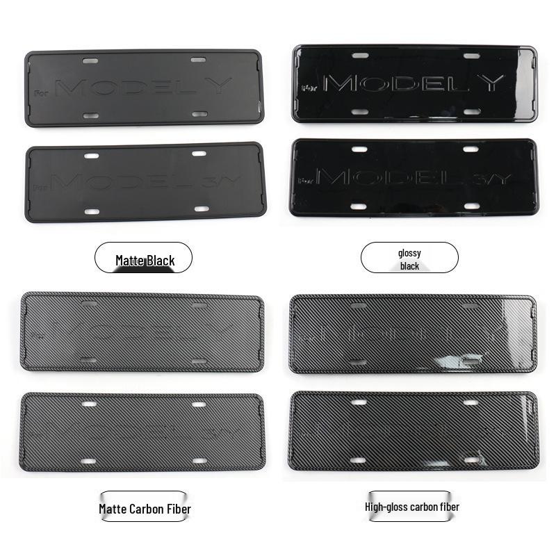 Tesla Model Y License Plate Frame - Original Style Car Modification Accessory