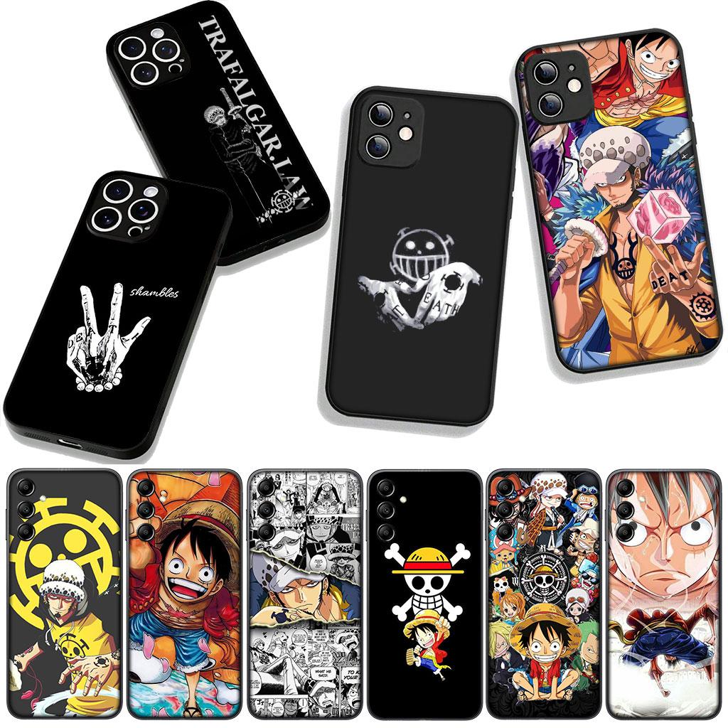 Trafalgar Water Law One Pieces Luffy Phone Cover for Apple iPhone 16 15 14 Plus 13 12 Mini 17 Pro Max + ProMax 16E Air Case