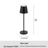 All-Aluminum USB Charging Touch Table Lamp - Modern Minimalist Night Light