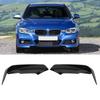 2pcs Front Bumper Vent Canard Splitter Left Right ABS Wind Knife Replacement for 3 Series F30 F31 F3 320i 328i M Sport