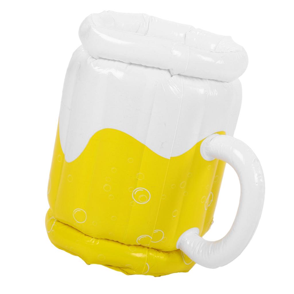 Inflatable Beer Mug Large Capacity Portable Inflatable Beer Cooler for Outdoor Beach Pool Party