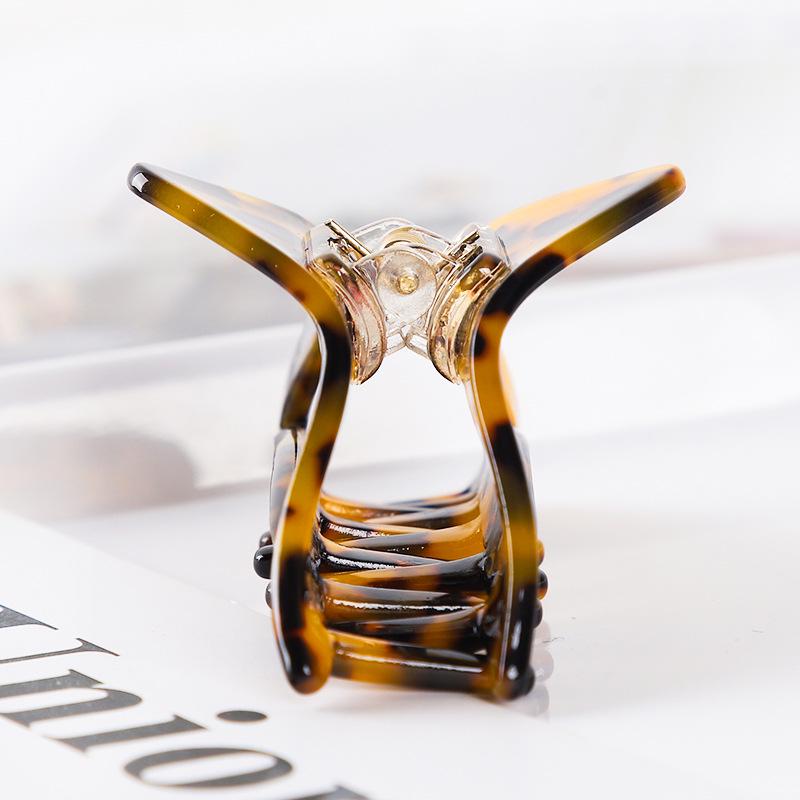 Korean-Style Trendy Hair Accessories: Simple Triangular Acetate Claw Clip for Women