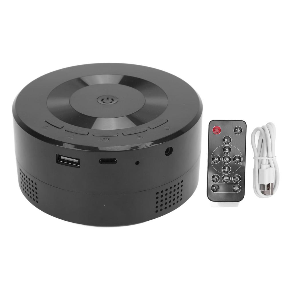 Small Movie Projector Remote Control 1080P LCD LED Built In Speaker Portable Video Projector for