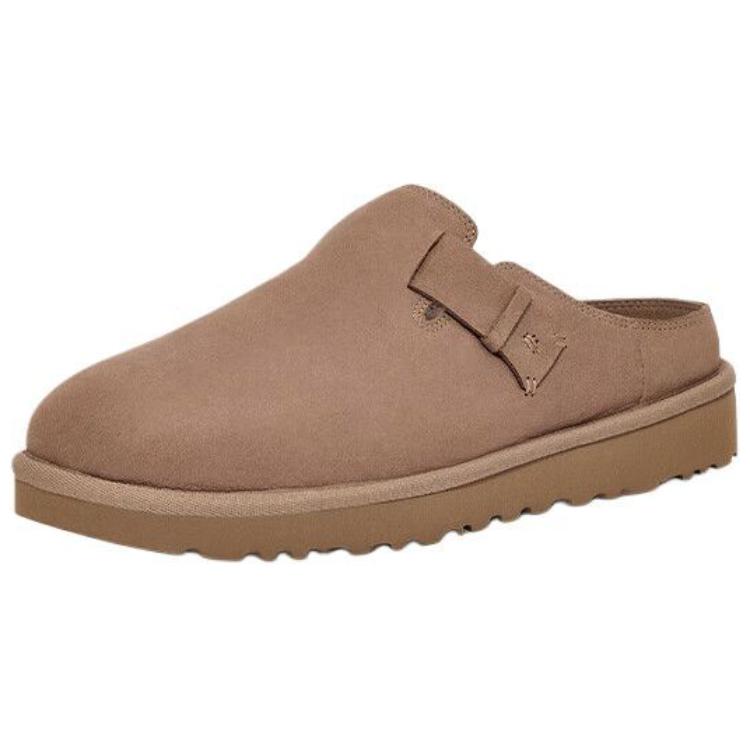 UGG Round Toe Slip-On Non-Slip Clog Slippers Men Slippers Brown 1166736-CRBO