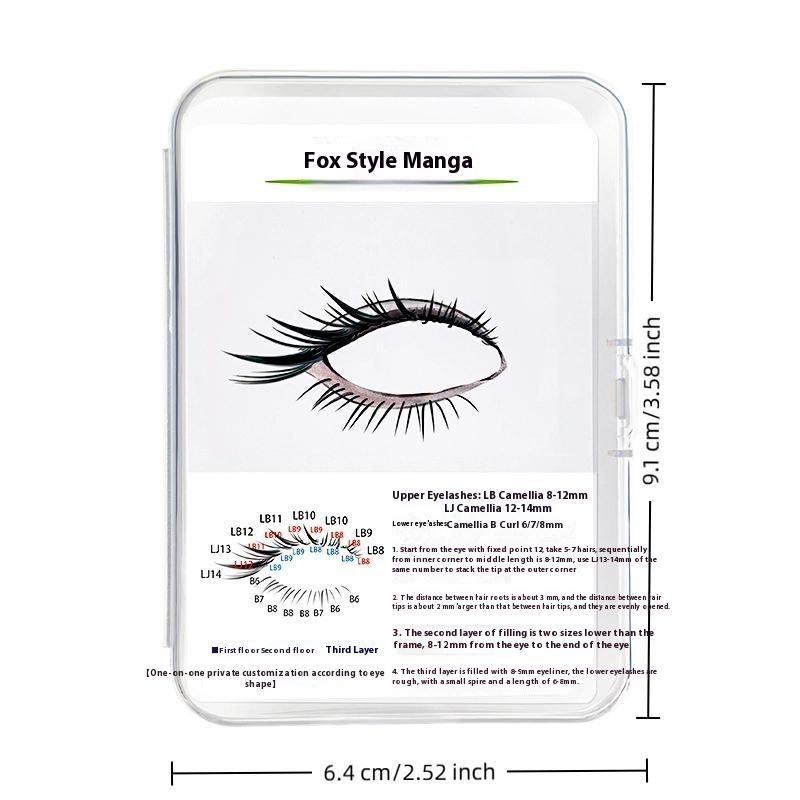 1pcs Professional Try-On Effect Lashes Style Display Board False Lash Trial Card Kit Lash Extensions Supplies Fake Lash Card