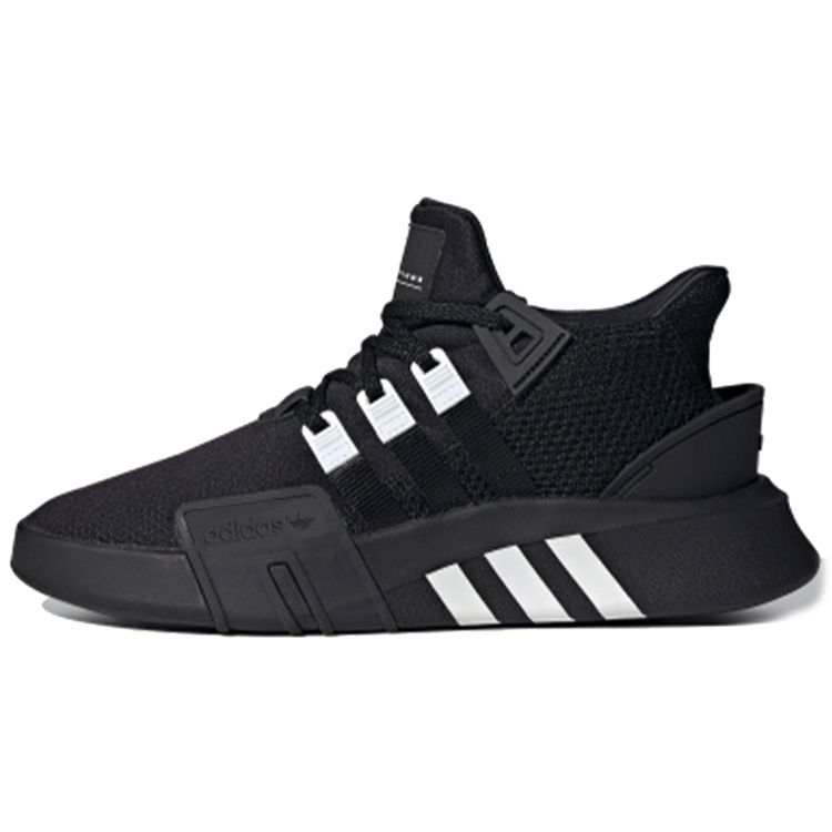 Adidas Originals Eqt Bask Adv Fabric Sports Versatile Breathable Non-Slip Low-Top Lifestyle Casual Shoes Unisex Sneaker Black White FZ0043