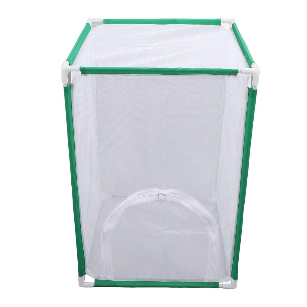 Mesh Cage 15.75x15.75x23.62in Butterfly Habitat Cage Plant Landscape Fiber Tube Enclosure