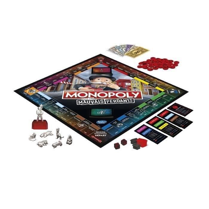 MONOPOLY - Pentru Pierzători Răi - Joc de societate - de la 8 ani