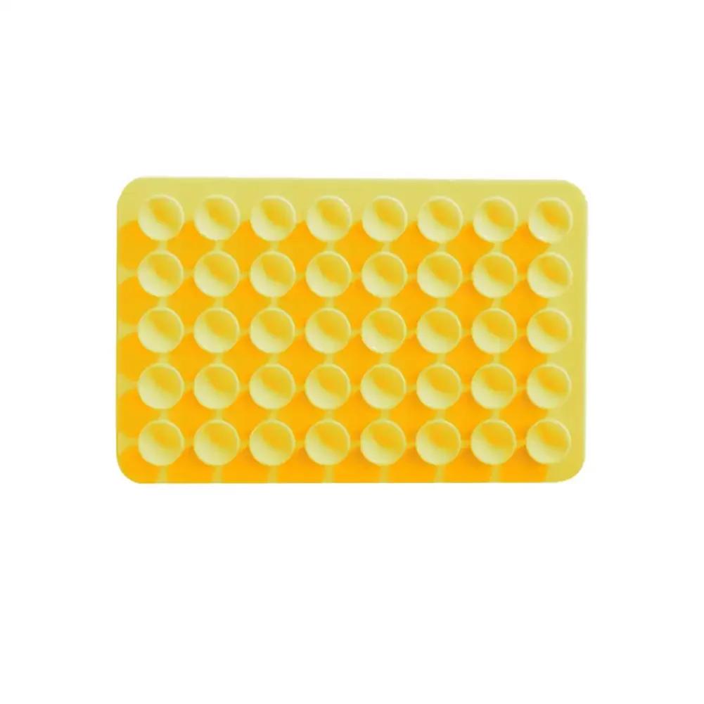 Double Side Silicone Suction Pad Phone Holders Fixture Suction Cup Backed Adhesive Silicone Rubber Sucker Pad for Fixed Pad
