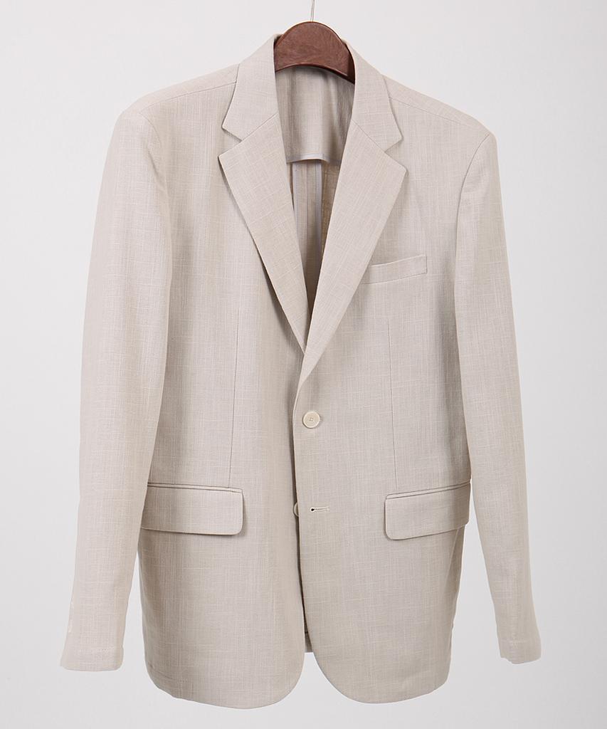 Paletot Linen Single Blazer_Beige