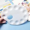 1pc Children Drawing Toys Elliptical Color Palette Office Educational Supplies for Art Students Beginner Easy to Clean TMZ