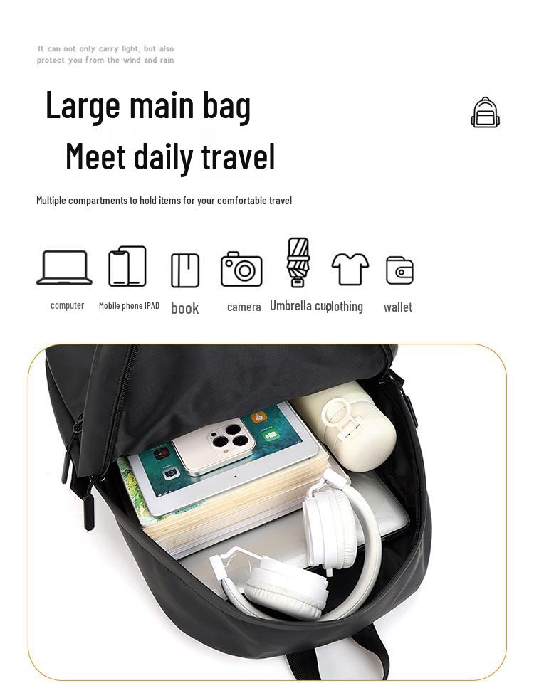 Urban Minimalist Men's Leather Backpack - Southeast Asia Edition