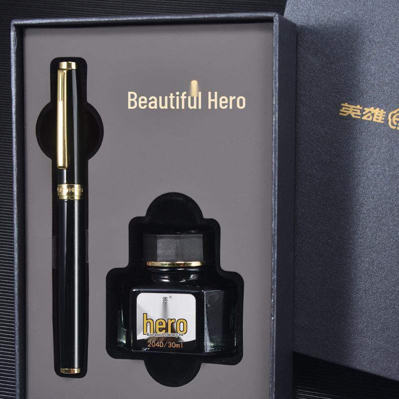 HERO 777 Masterpiece Fountain Pen for Men & Women – Ideal for Writing Practice, Office Use & Gifts