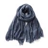 Cotton Linen Striped Scarf For Men Women Soft Warm Neckerchief Short Tassel Scarves Male Accessories Bufandas Shawls