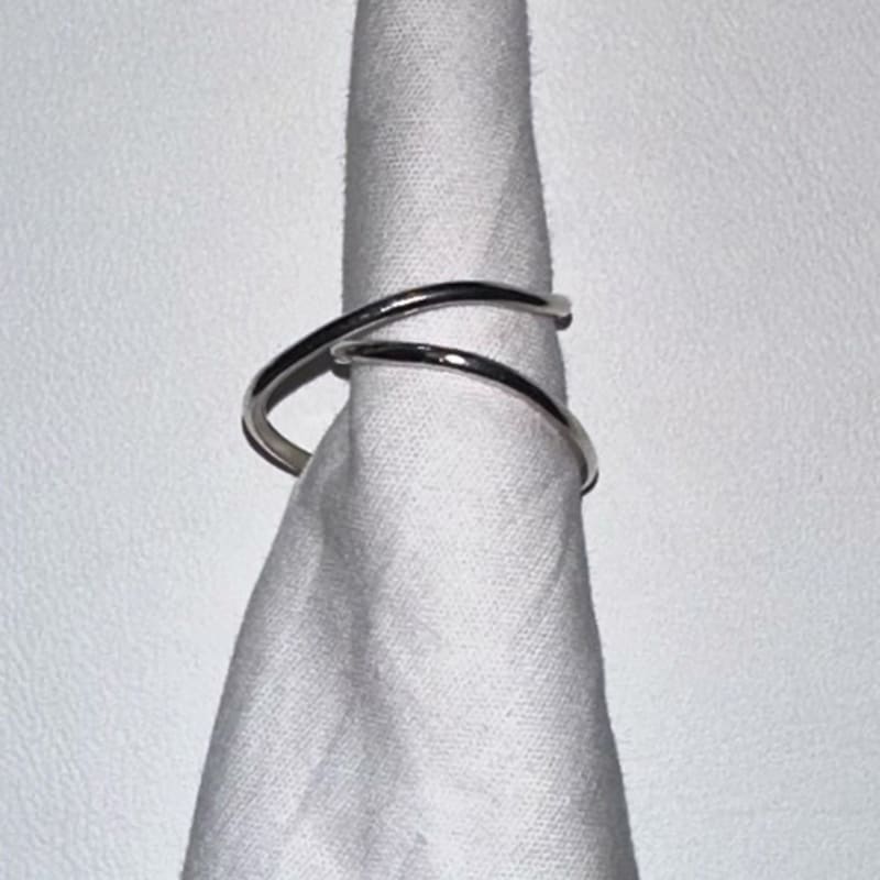 BRILLPIECE Trace nail ring