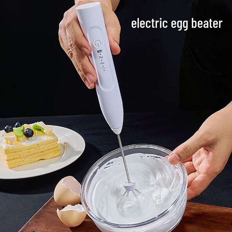 Handheld Electric Milk Frother and Egg Beater