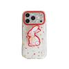 Pastoral Mushroom & Apple Rabbit iPhone Case for iPhone 17/16 Pro Max/15 Pro - Girlish Heart Design