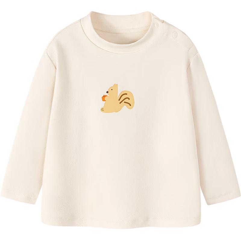 Minibala 2025 Winter Mock Neck Long Sleeve T-Shirt