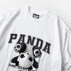 Seupeullaesikodeu White Short Sleeve T-Shirt - Panda