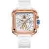 ONOLA Multifunctional Luxury Fashion Quartz Wristwatches for Men Silicone Strap Waterproof Luminous Chronograph Reloj Hombre
