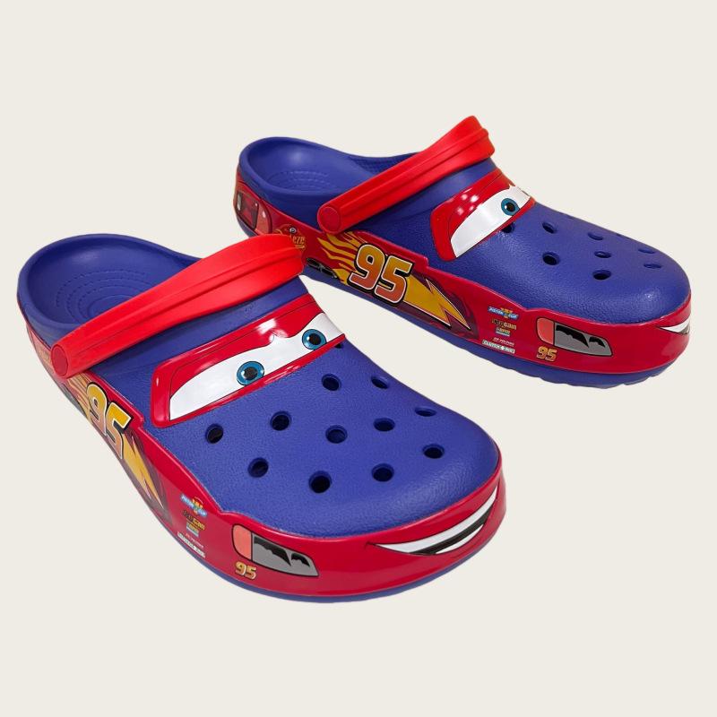 Croos Sandalen für Erwachsene 95: Unisex Outdoor Freizeitzehnsandalen für Damen und Herren M5/W7 (37) red