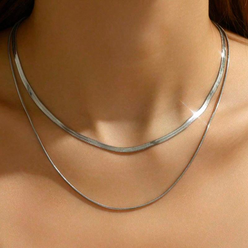 

1 комплект Простые Модные Женские Ожерелья Элегантные Аксессуары для Вечернего Платья для Вечеринки, Банкета, Церемонии, Трендовые Девичьи Ювелирные Изделия, Ожерелья