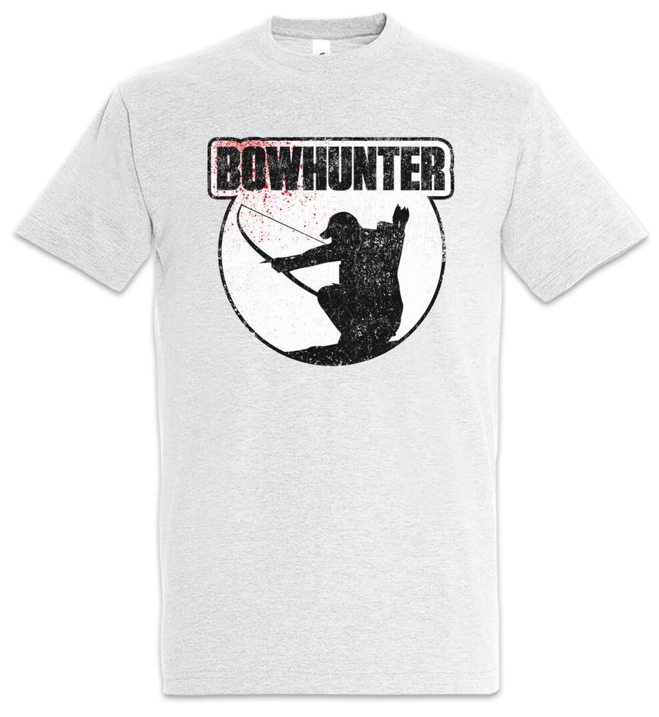Bowhunter Mens T-Shirt Mens Womens Tees Top Bow Arrow Deer Deer Hunting Hunter Bear Antlers Deer Bear
