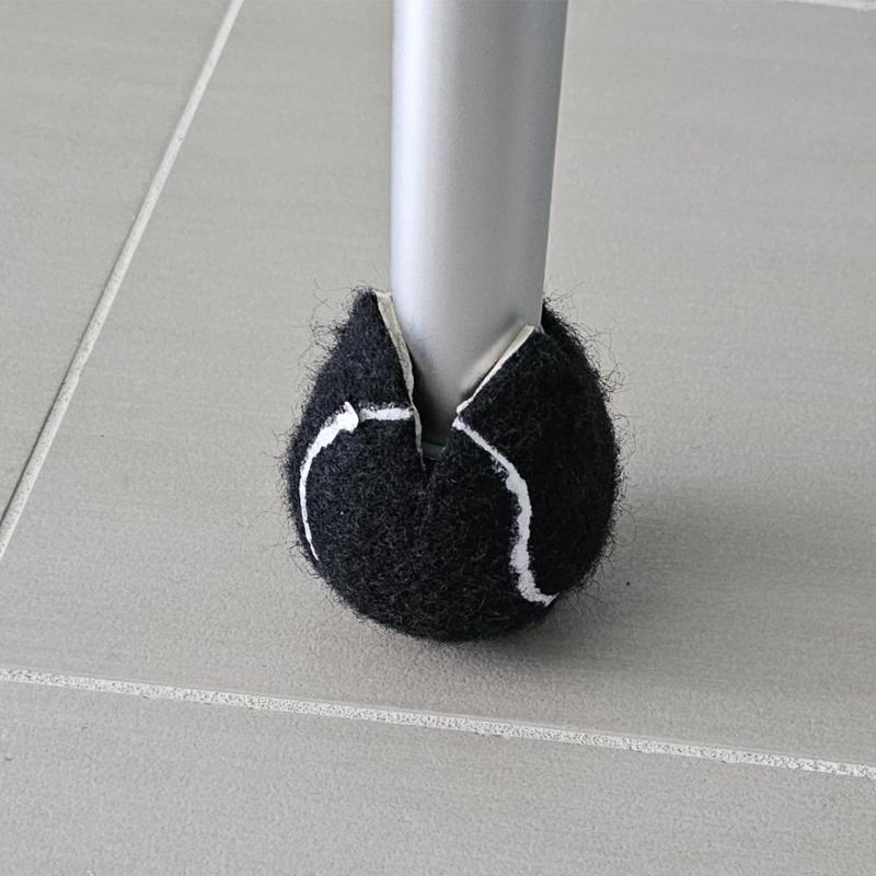 4Pcs Tennis Balls Chair Table Leg Floor Protective Pad Table Legs Sleeves Nonslip Stool Leg Protector Enduring