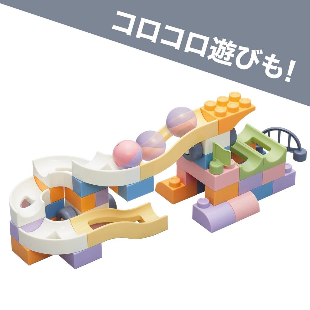 Toy Royal Rollable Large Blocks Pastel Colors Toys Educational Toys Developmental (Blocks/Rolling Play) (Fingertip Play/Assembling/Hand Play)